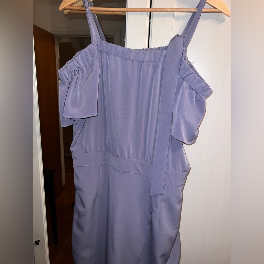 Express Romper in Lilac with belt